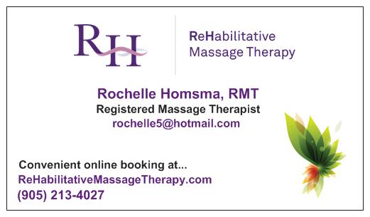 ReHabilitative Massage Therapy | 524 Alma St, Port Perry, ON L9L 1R5, Canada | Phone: (905) 213-4027