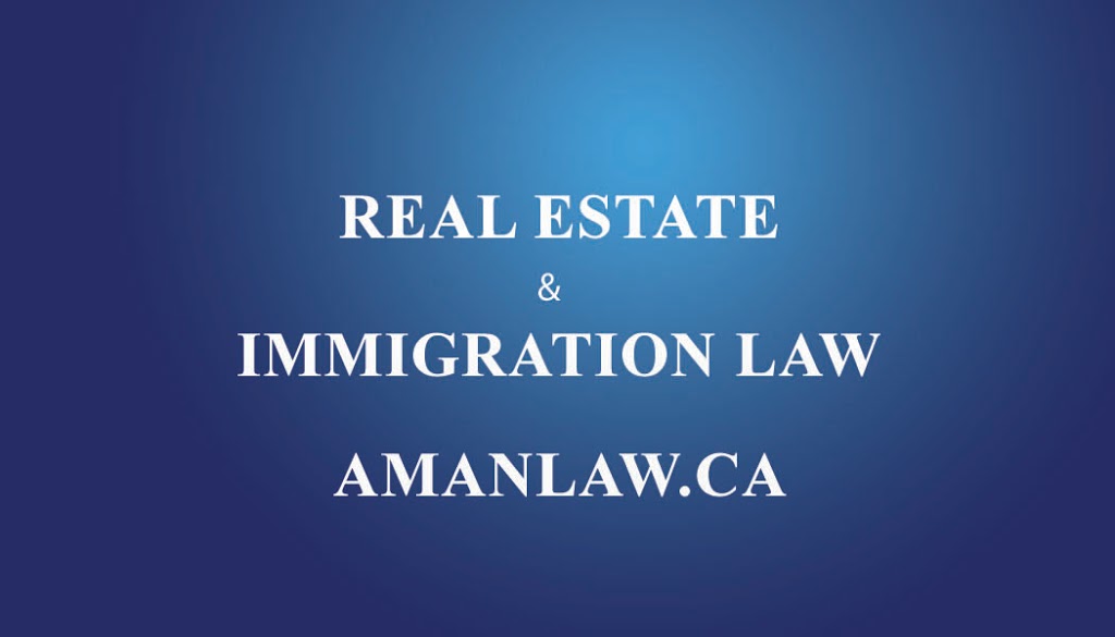 Aman Law Firm - Barrister & Solicitor | 1224 Main St E, Milton, ON L9T 8M7, Canada | Phone: (289) 633-3666