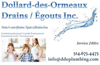 DDO Drain-Égout Inc | Rue Greenfield, Dollard-des-Ormeaux, QC H9G 2L3, Canada | Phone: (514) 675-4475