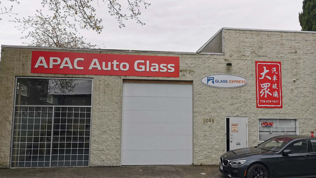 Apac Auto Glass Ltd | 5068 Imperial St, Burnaby, BC V5J 1C8, Canada | Phone: (778) 379-7617