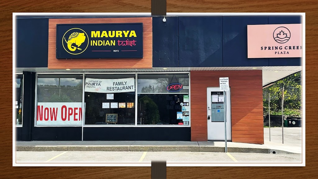 Maurya Indian Twist (Dundas) | 246 Governors Rd, Dundas, ON L9H 3K2, Canada | Phone: (289) 238-8229