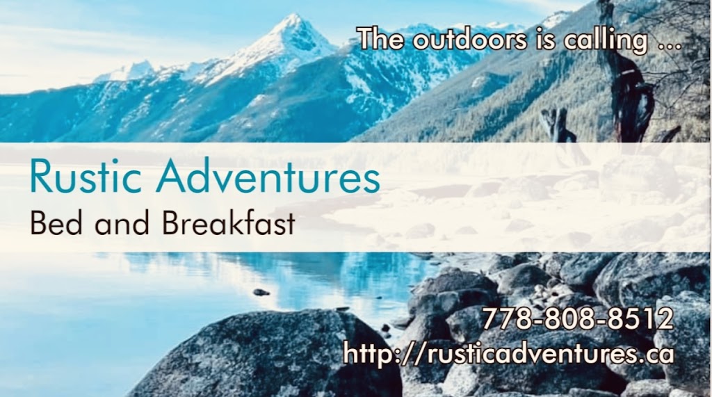 Rustic Adventures | 5241 Paulsen Rd E, Chilliwack, BC V4Z 1A8, Canada | Phone: (778) 808-8512