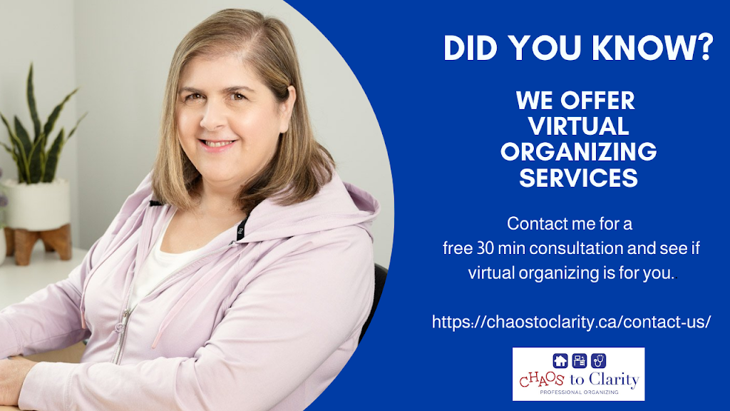 Chaos to Clarity Professional Organizing | 1232 Guelph Line, Burlington, ON L7P 2S9, Canada | Phone: (905) 484-6958