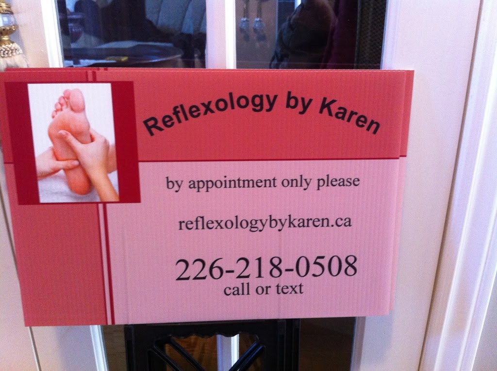 Reflexology by Karen | 126 Chester Dr, Cambridge, ON N1T 0B1, Canada | Phone: (226) 218-0508