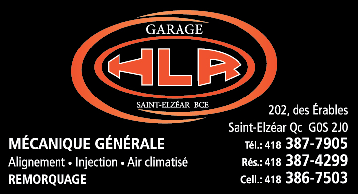 Auto H L R Ltée | 202 Rue des Érables, Saint-Elzéar, QC G0S 2J0, Canada | Phone: (418) 387-7905