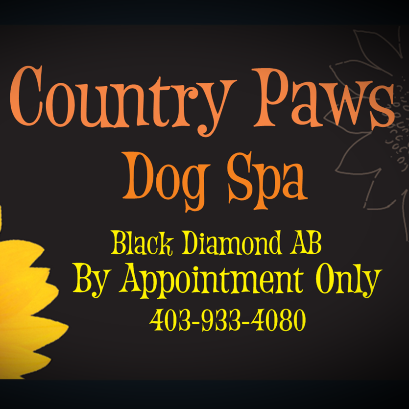 Country Paws Dog Spa Black Diamond | 100 Riverwood Way, Black Diamond, AB T0L 0H0, Canada | Phone: (403) 933-4080