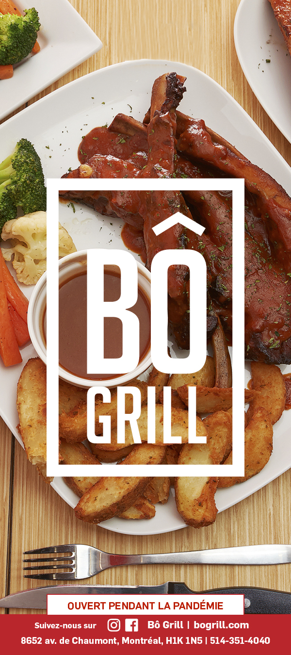 Bô Grill | 8652 Av. Chaumont, Anjou, QC H1K 1N5, Canada | Phone: (514) 351-4040