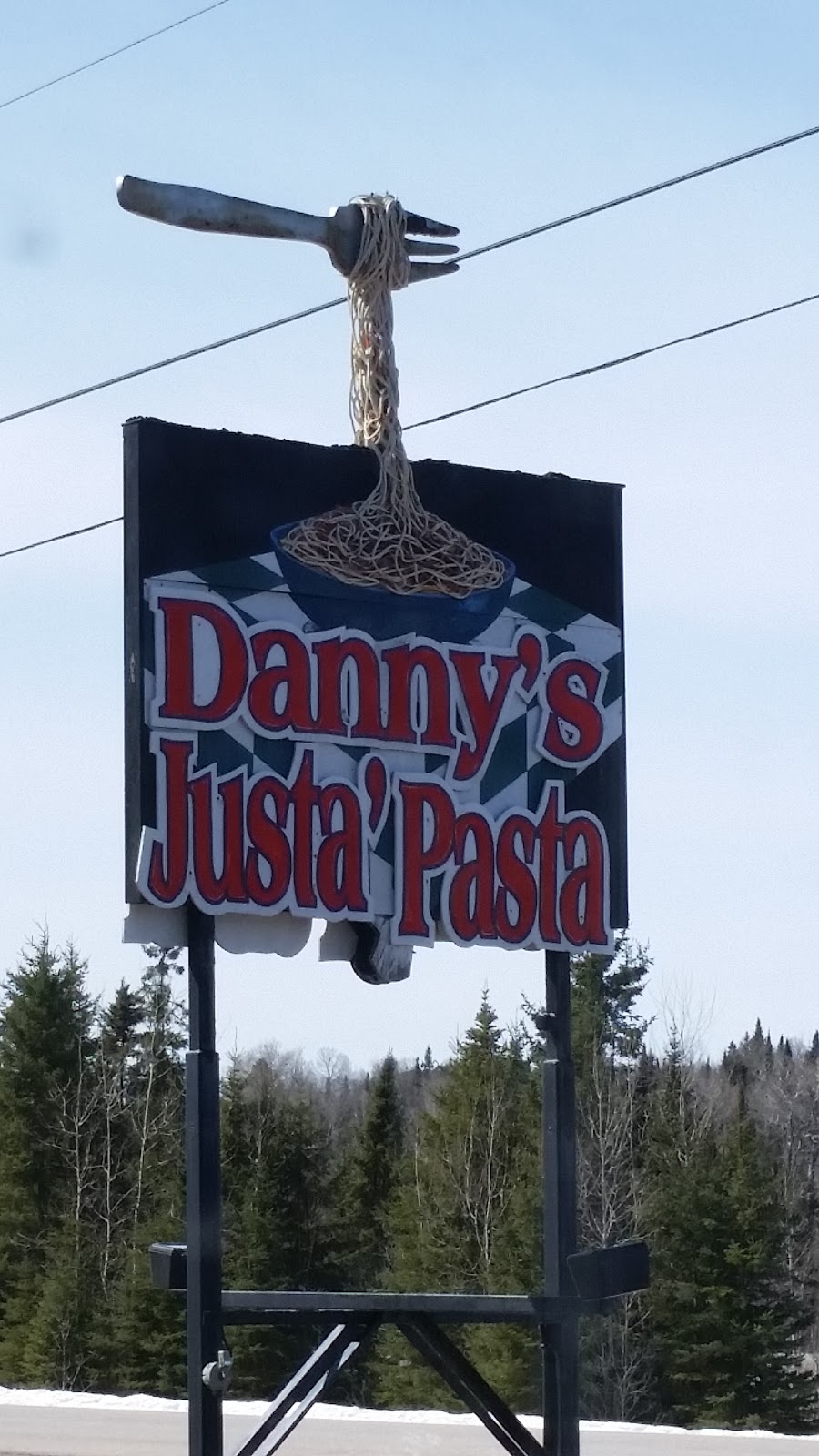 Dannys Justa Pasta | 367 Valley View Rd Hwy 11, Exit 270, Sundridge, ON P0A 1Z0, Canada | Phone: (705) 384-5542