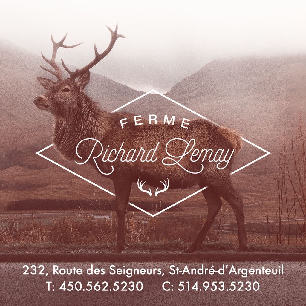 Ferme Richard Lemay - Cerfs Rouges | 232 Rte des Seigneurs, Saint-André-dArgenteuil, QC J0V 1X0, Canada | Phone: (450) 528-8230