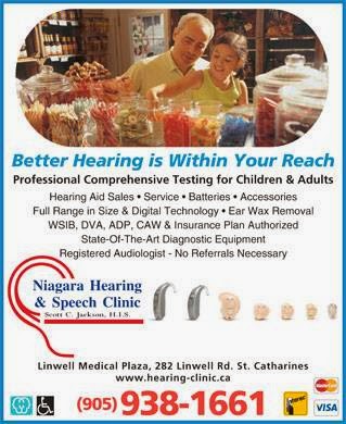 Niagara Hearing & Speech Clinic | 282 Linwell Rd #112, St. Catharines, ON L2N 6N5, Canada | Phone: (905) 938-1661