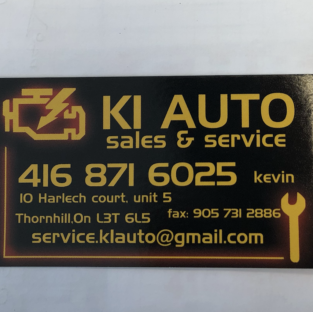 K1 Auto | 10 Harlech Ct unit 5, Thornhill, ON L3T 6L5, Canada | Phone: (416) 871-6025