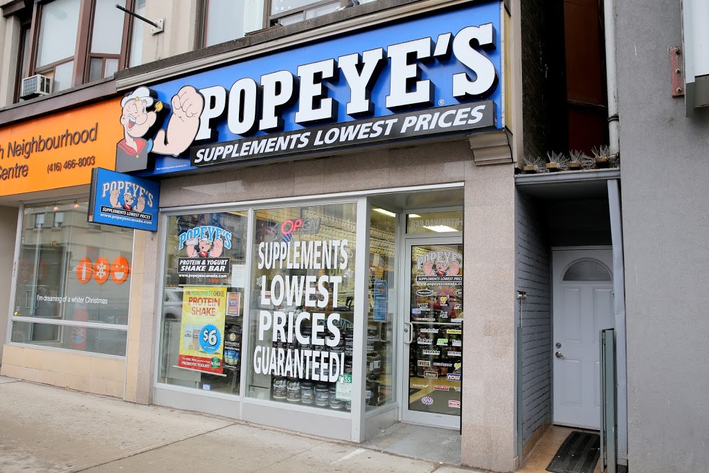Popeyes Supplements | 639 Danforth Ave, Toronto, ON M4K 1R2, Canada | Phone: (416) 462-3111