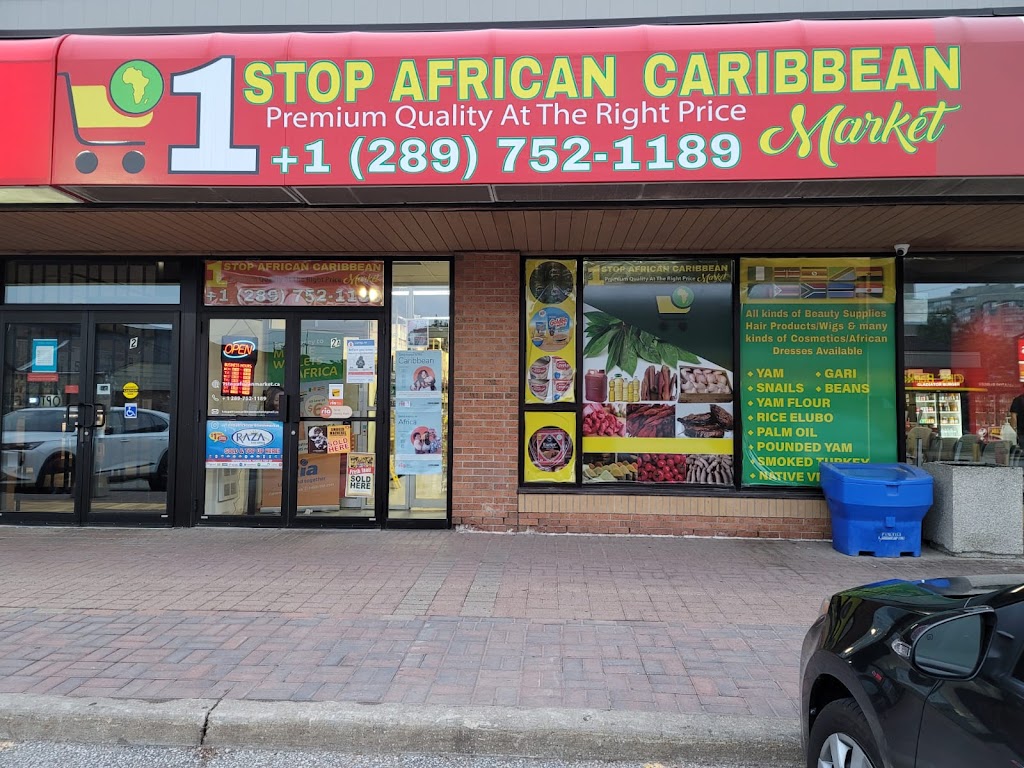 1stop Africa Caribbean Market | 16 Lisa St unit 2A, Brampton, ON L6T 5R2, Canada | Phone: (289) 752-1189