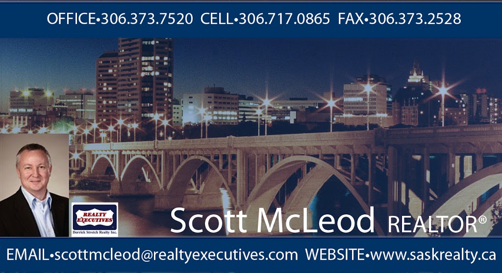 Scott McLeod Realtor Derrick Stretch Realty Inc. | 3032 Louise St, Saskatoon, SK S7J 3L8, Canada | Phone: (306) 717-0865