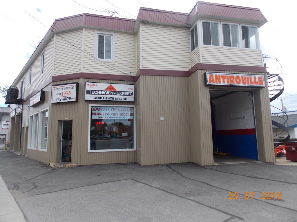 Garage Guenette & Fils Inc | 86 Rue St Georges, Saint-Jérôme, QC J7Z 4Y9, Canada | Phone: (450) 432-4579