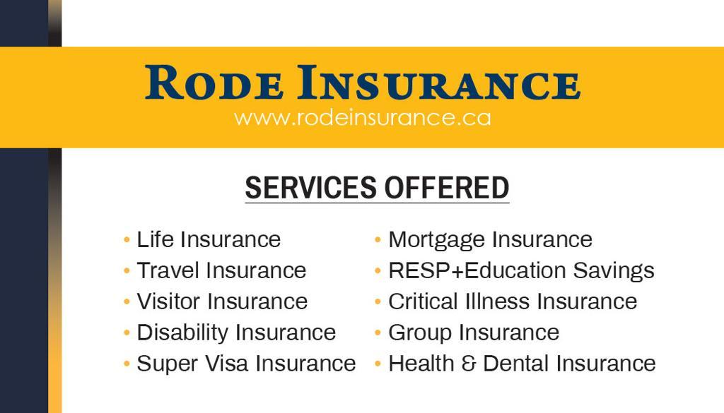 Rode insurance inc | 8 Research Rd, Brampton, ON L6W 1P5, Canada | Phone: (647) 409-9200