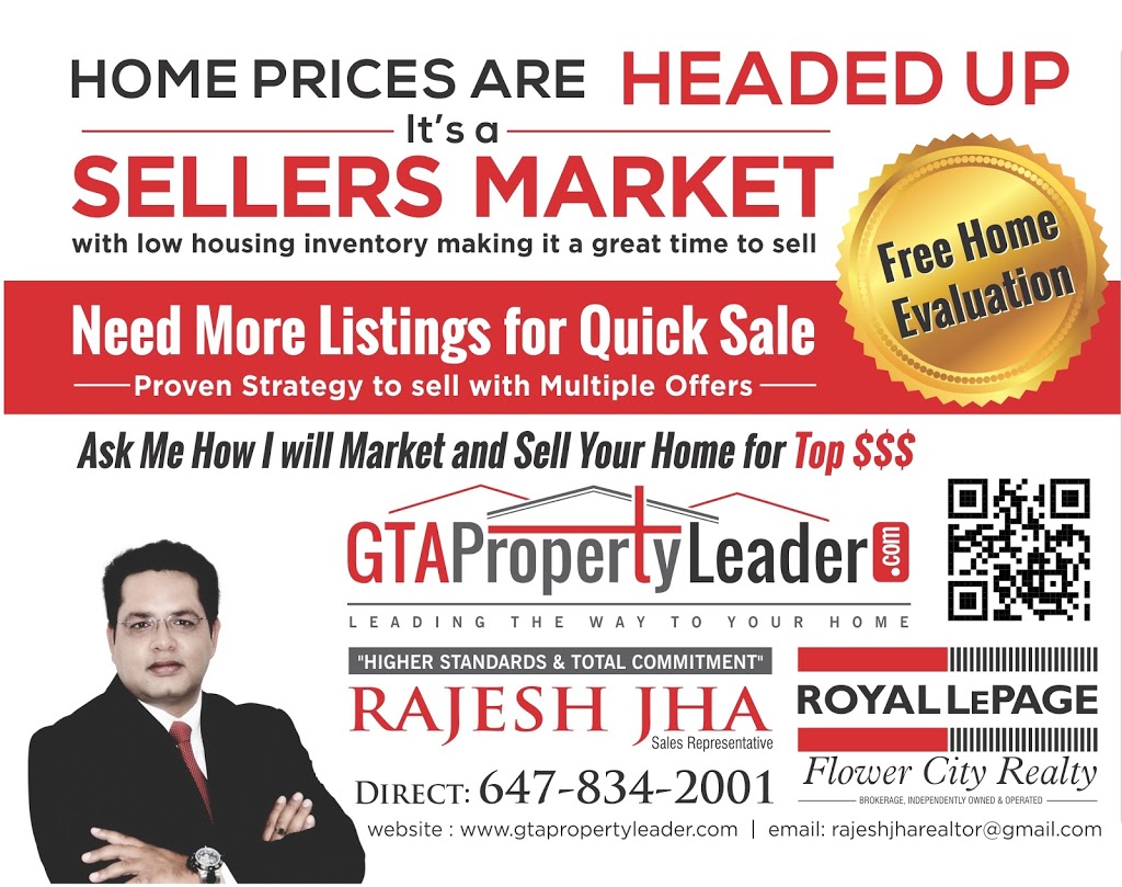 ROYAL LePAGE Flower City Realty .... RAJESH JHA | 30 Topflight Dr Suite #12, Mississauga, ON L5S 0A8, Canada | Phone: (647) 834-2001