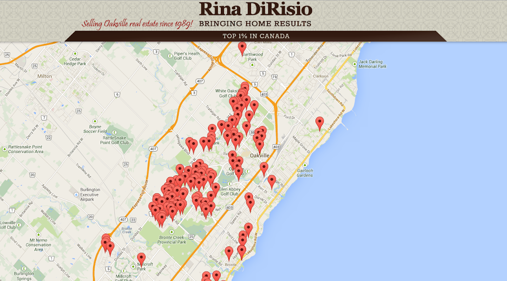 Rina DiRisio Team, Royal LePage Real Estate Services Ltd. | 251 North Service Rd W, Oakville, ON L6M 3E7, Canada | Phone: (905) 849-3346