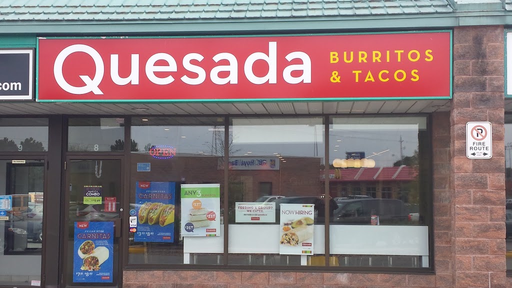 Quesada Burritos & Tacos | 100 Jamieson Pkwy #8, Cambridge, ON N3C 3B4, Canada | Phone: (519) 220-1200