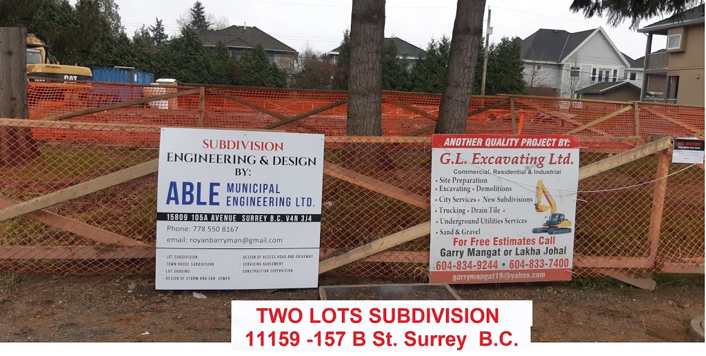 Able Municipal Engineering Ltd | 15809 105a Ave, Surrey, BC V4N 3J4, Canada | Phone: (778) 580-8167