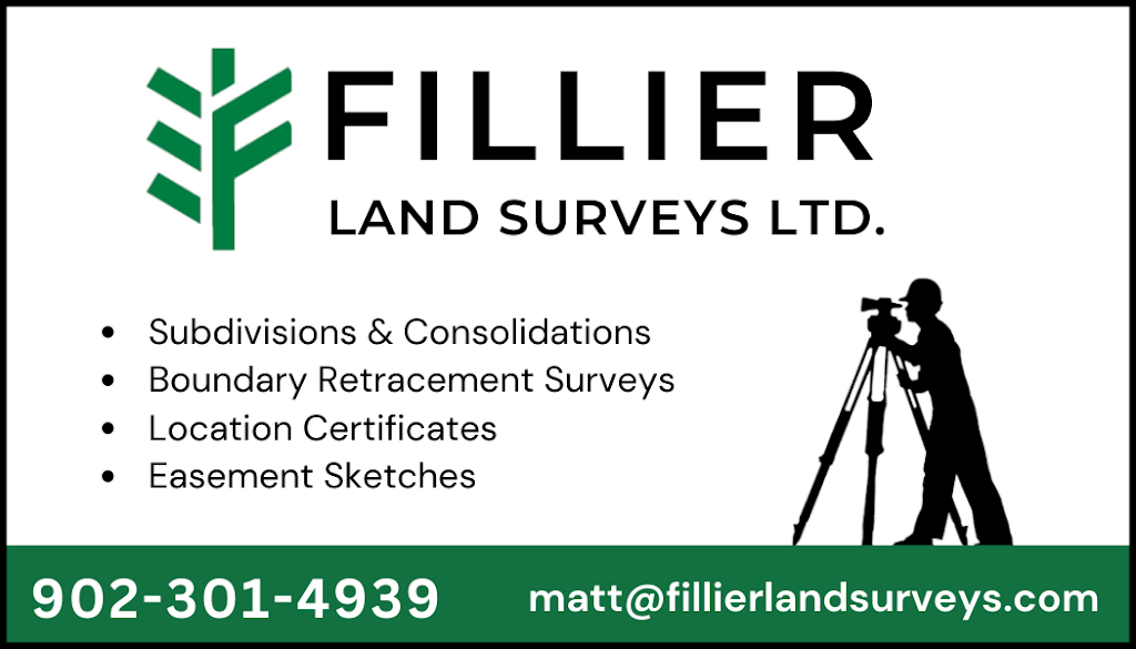 Fillier Land Surveys Ltd. | 365 Rockfield Rd, Scotsburn, NS B0K 1R0, Canada | Phone: (902) 301-4939