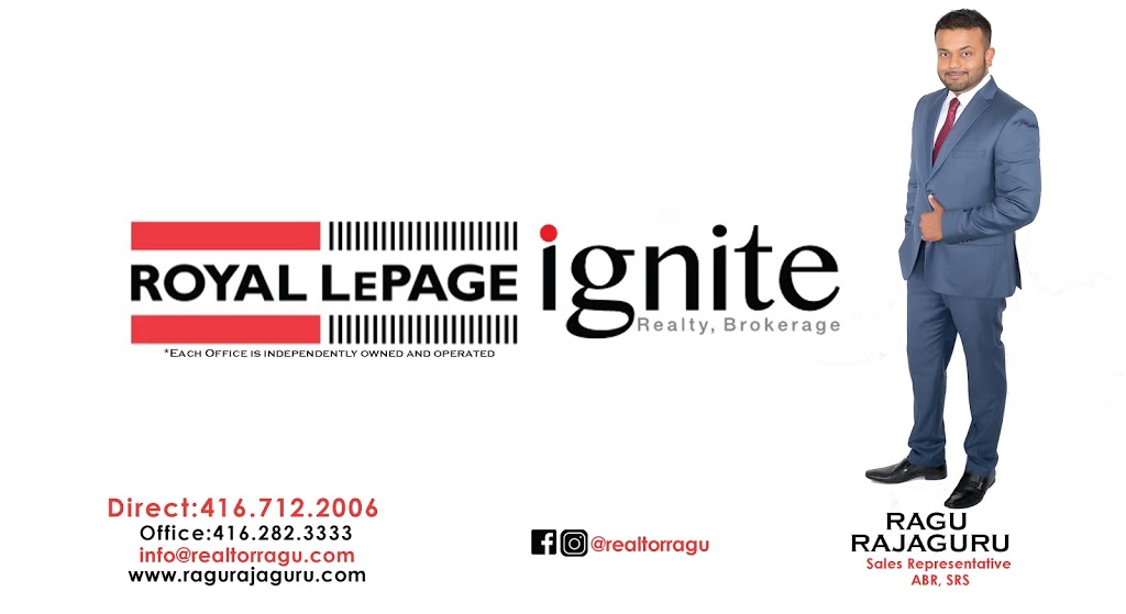 Ragu Rajaguru BROKER ABR, SRS- Royal LePage Ignite Realty, Broke | 795 Milner Ave d2, Scarborough, ON M1B 3C3, Canada | Phone: (416) 712-2006