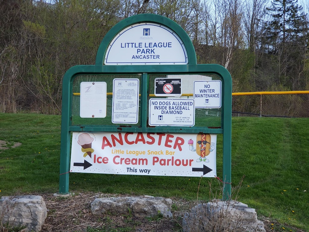 Ancaster Little League Ball Pk | 268 Jerseyville Rd W, Ancaster, ON L9G 1Z6, Canada | Phone: (905) 648-4244