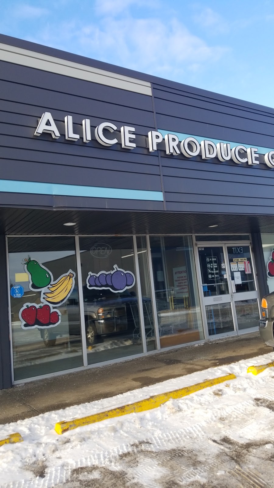 Alice Produce Garden | 3232 82 St NW, Edmonton, AB T6K 3Y3, Canada | Phone: (780) 450-0122