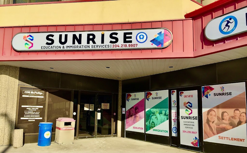 Sunrise Education & Immigration | 2200 McPhillips St #110, Winnipeg, MB R2V 3P4, Canada | Phone: (204) 219-9907