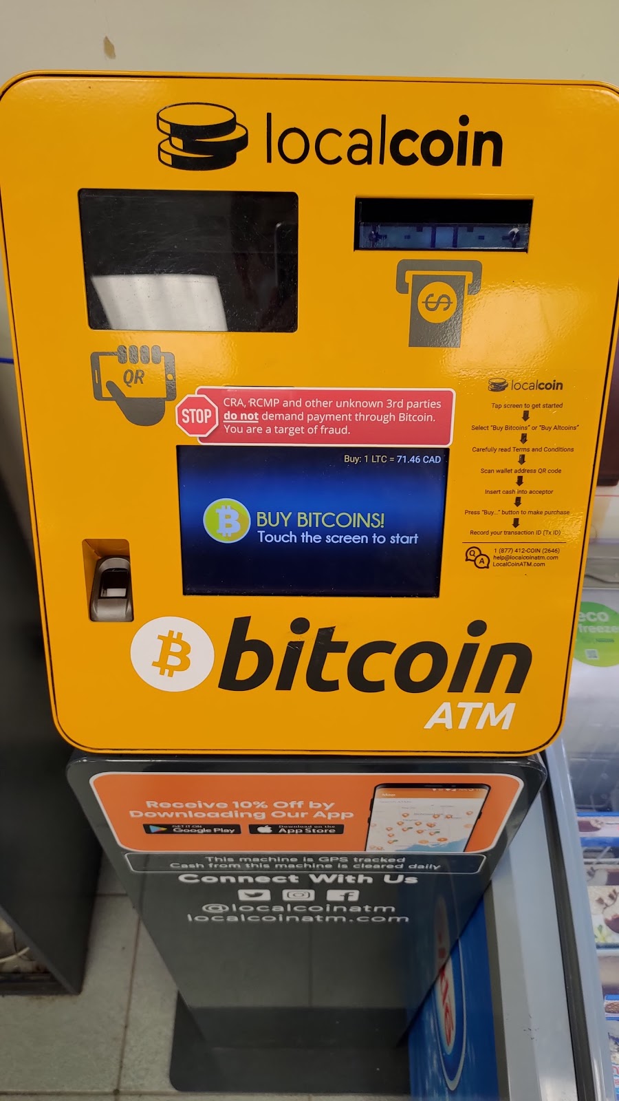 Localcoin Bitcoin ATM - Sunmax Supermarket | 1119 Meadowlands Dr, Nepean, ON K2E 6J5, Canada | Phone: (877) 412-2646