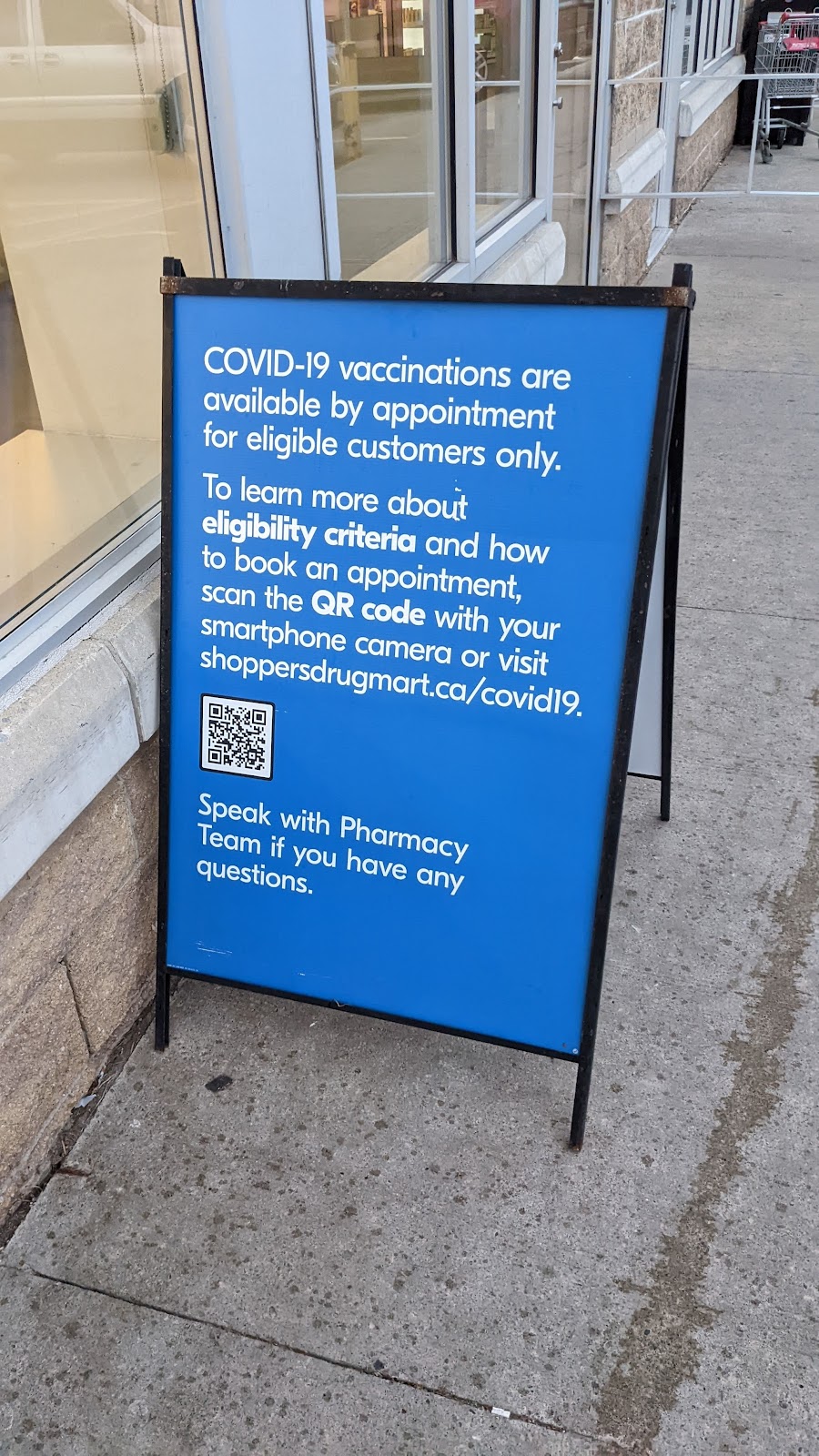 COVID-19 Assessment at Shoppers Drug Mart | 910 Dundas St W, Whitby, ON L1P 1P7, Canada | Phone: (905) 430-7550