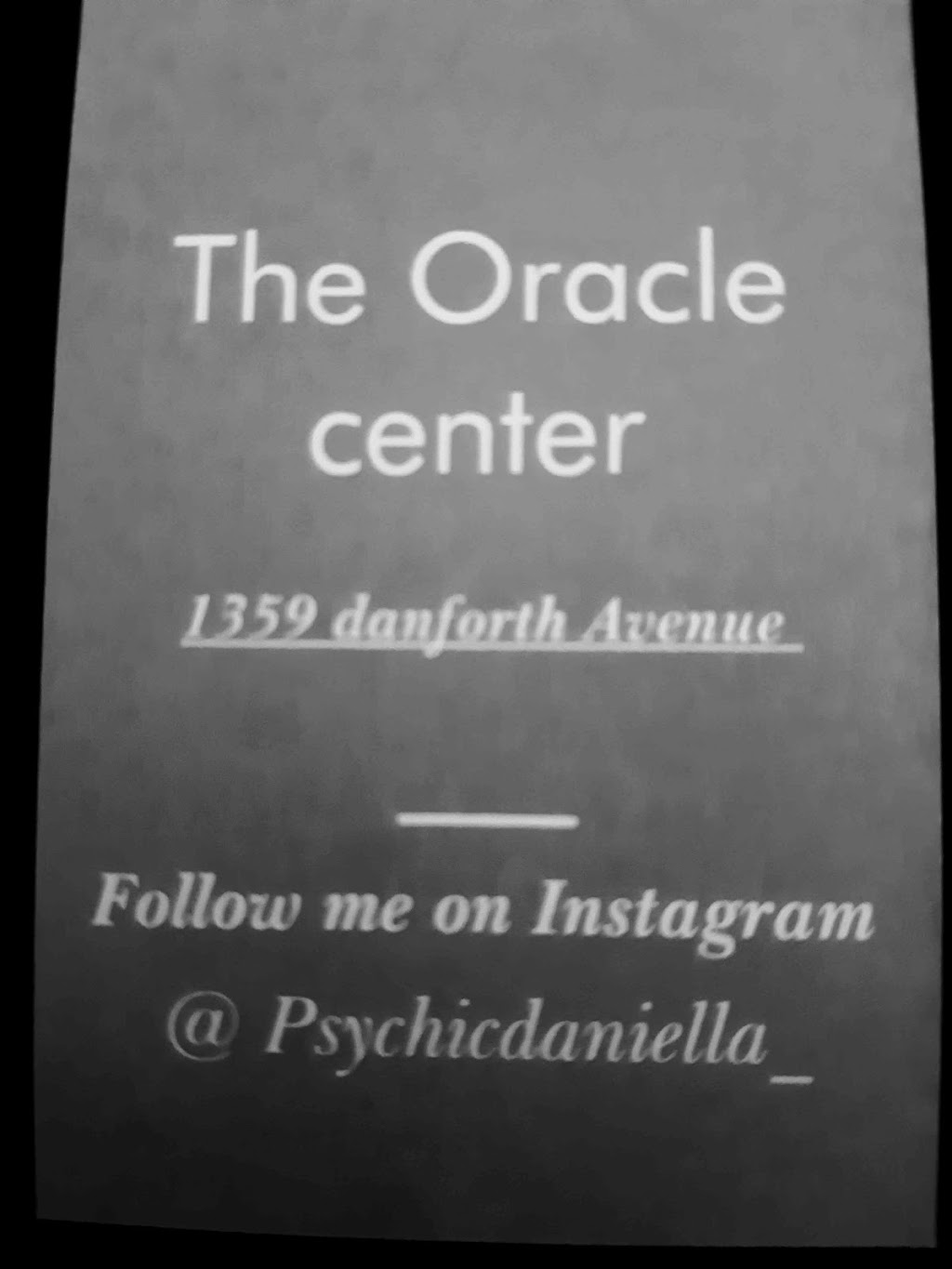 The Oracle center | 1359 Danforth Ave, Toronto, ON M9M 1C7, Canada | Phone: (647) 655-0884