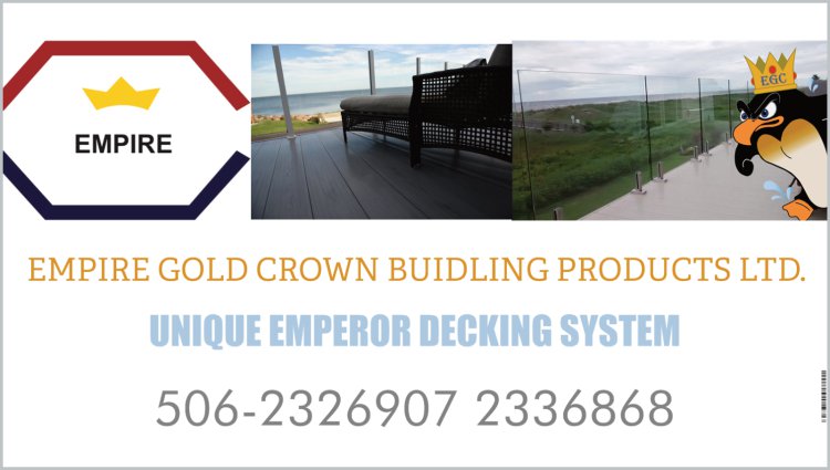 EMPIRE GOLD CROWN BUILDING PRODUCTS LTD | 117 Bayfield Rd, Bayfield, NB E4M 1A9, Canada | Phone: (236) 978-3586