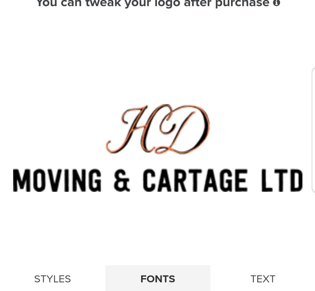 HD MOVING & CARTAGE LTD | 70 Mapleview Ave, Brampton, ON L6R 1M4, Canada | Phone: (416) 831-8475