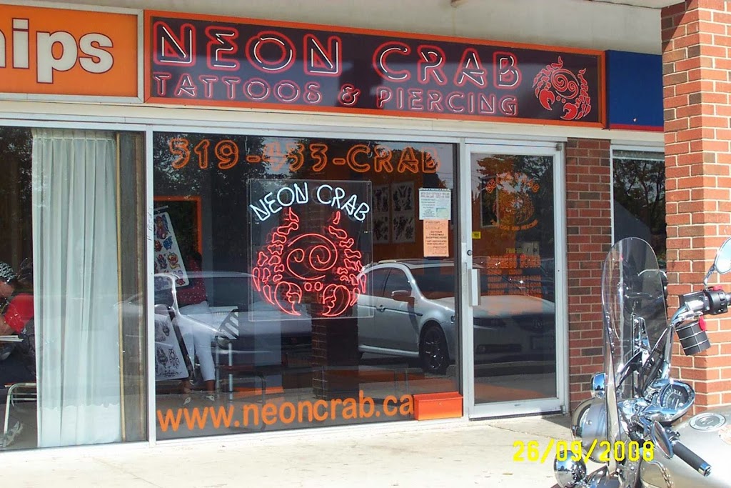 Neon Crab Tattoos & Piercing | 1050 Kipps Ln, London, ON N5Y 4S5, Canada | Phone: (519) 433-2722