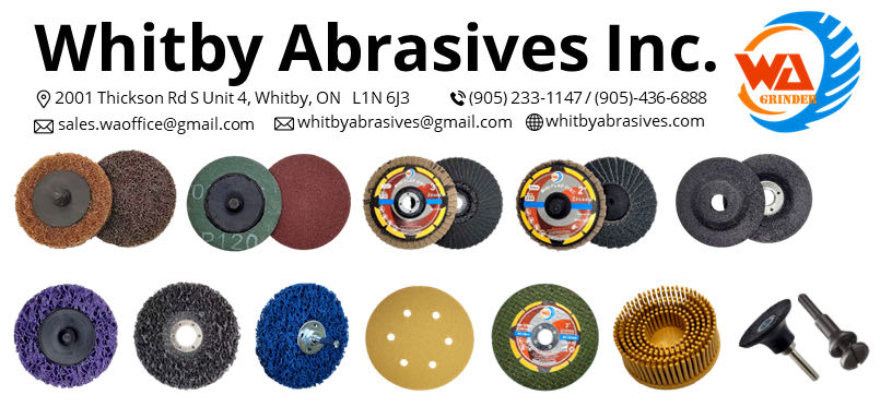 Whitby Abrasives Inc. Warehouse | 2001 Thickson Rd S Unit 4, Whitby, ON L1N 6J3, Canada | Phone: (905) 233-1147