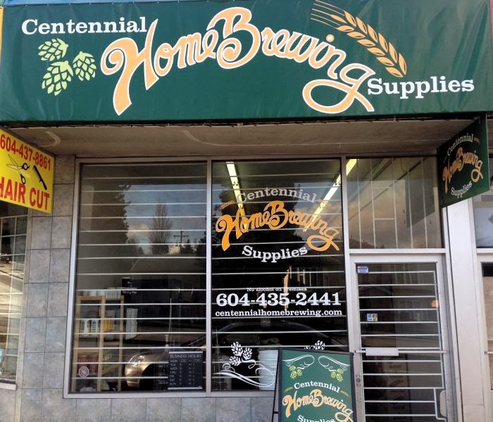 Centennial Homebrewing Supplies | 2985 Rupert St, Vancouver, BC V5M 3T8, Canada | Phone: (604) 435-2441