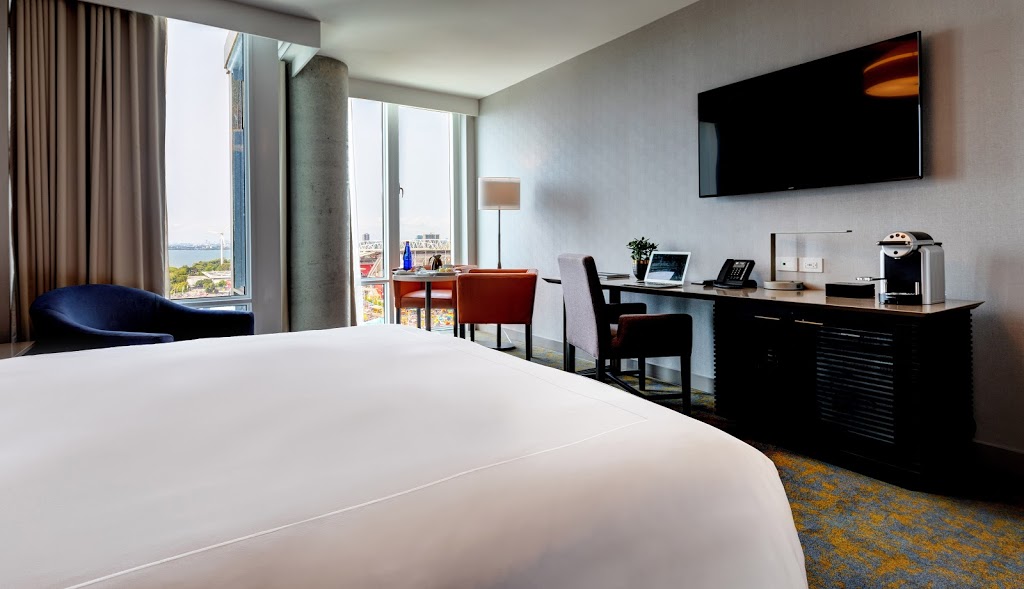 Hotel X Toronto by Library Hotel Collection | 111 Princes Boulevard Enter on the corner of Lakeshore Blvd W &, Newfoundland Rd, Toronto, ON M6K 3C3, Canada | Phone: (647) 943-9300