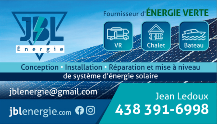 JBL Énergie | 609 Rue Saint-Dominique, Saint-Dominique, QC J0H 1L0, Canada | Phone: (438) 391-6998