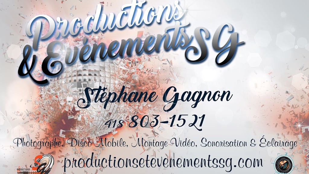 Productions & Événements SG | 1145 Rue des Potentilles, Québec, QC G3G 3E3, Canada | Phone: (418) 803-1521