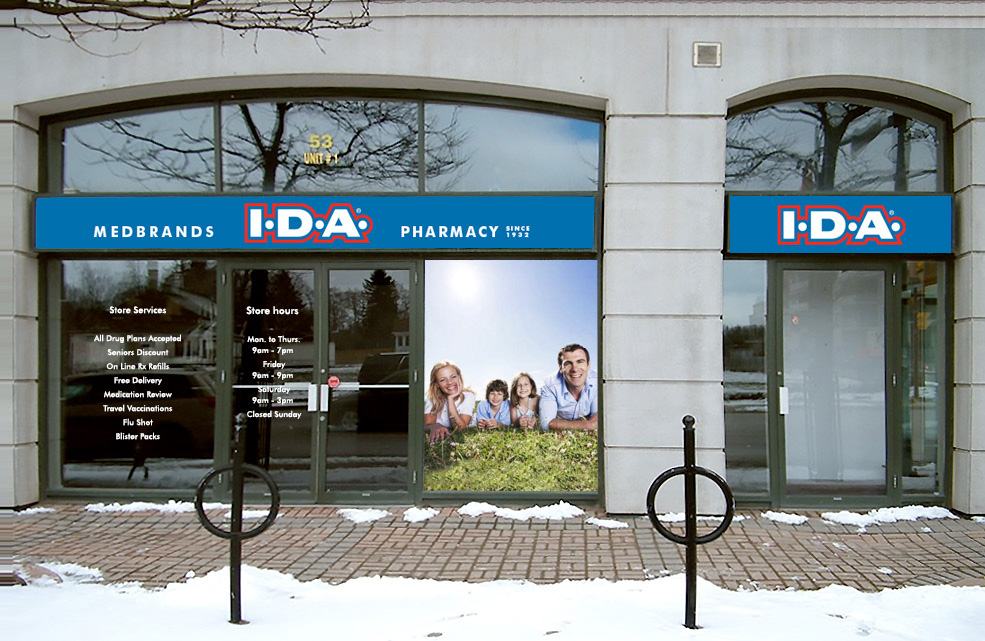 Medbrands I.D.A. Pharmacy | 1-53 Woodbridge Ave, Woodbridge, ON L4L 9K9, Canada | Phone: (905) 850-0634