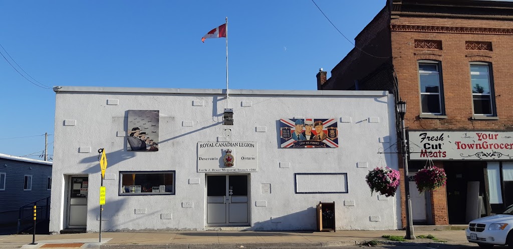 Royal Canadian Legion Branch 280 | 340 Main St, Deseronto, ON K0K 1X0, Canada | Phone: (613) 396-2016