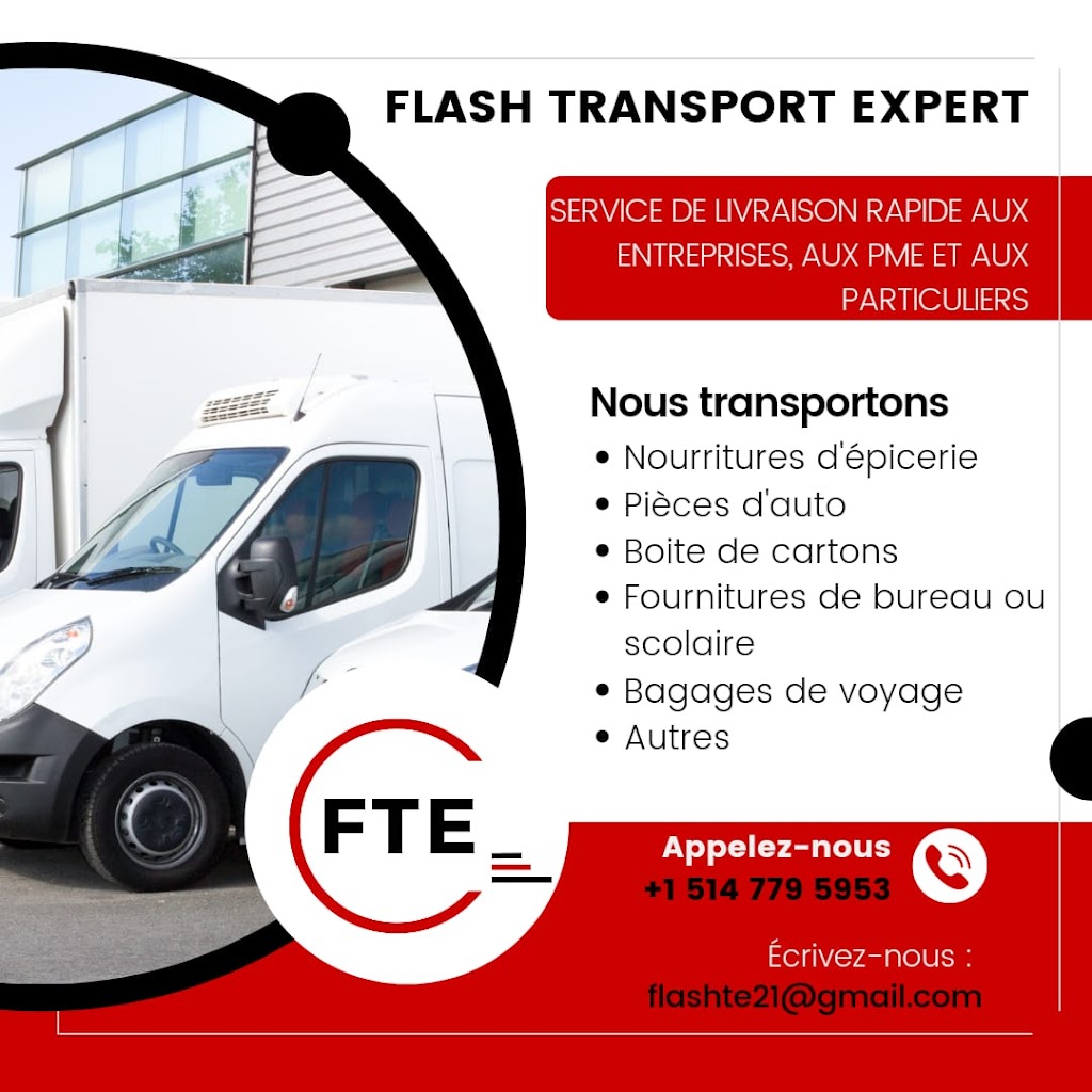 Flash Transport Expert-(FTE) | 16170 Avenue St Clement, Saint-Hyacinthe, QC J2T 4A1, Canada | Phone: (514) 779-5953