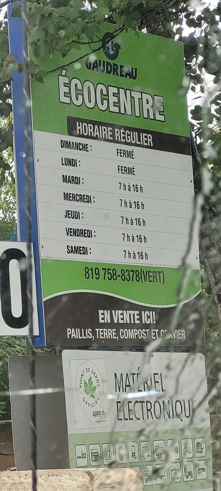 Écocentre Gaudreau Environnement | 350 Rue de la Bulstrode, Victoriaville, QC G6T 1V9, Canada | Phone: (819) 758-8378