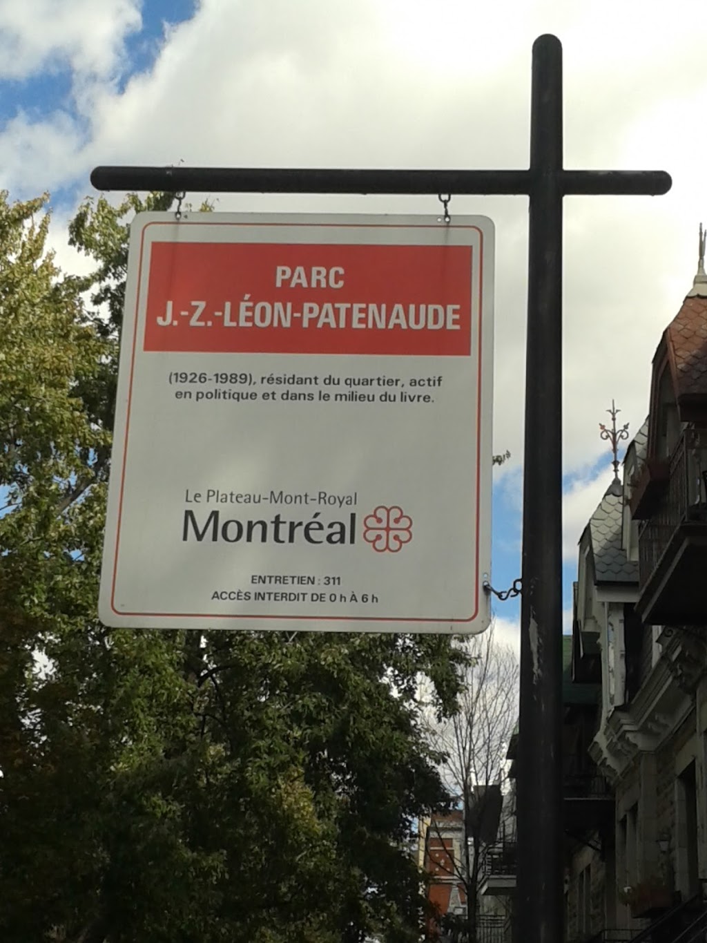 Parc J.-Z.-Léon-Patenaude | Rue Berri et, Rue Cherrier, Montréal, QC H2L 1H3, Canada | Phone: (514) 872-0311
