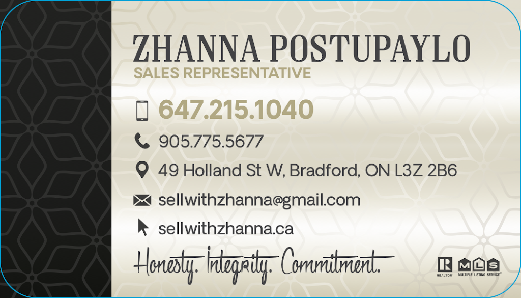 Zhanna Postupaylo, Century 21 Heritage Group | 50 Main St E, Beeton, ON L0G 1A0, Canada | Phone: (647) 215-1040