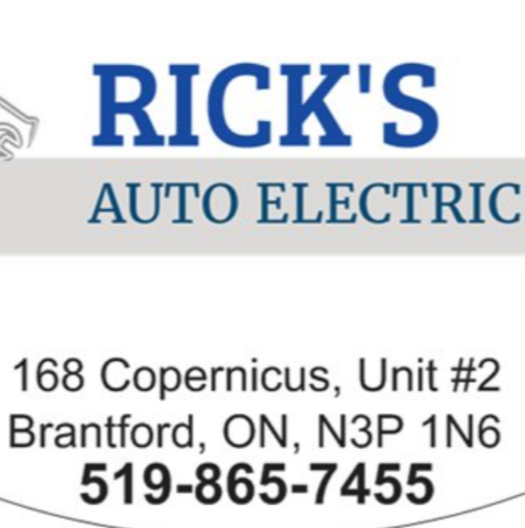 Ricks Auto Electric | 168 Copernicus Blvd Unit #2, Brantford, ON N3P 1Y5, Canada | Phone: (519) 865-7455