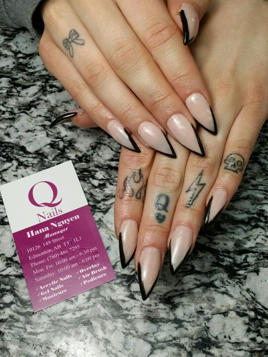 Q-Nails | 10126 149 St, Edmonton, AB T5P 1L1, Canada | Phone: (780) 486-7295