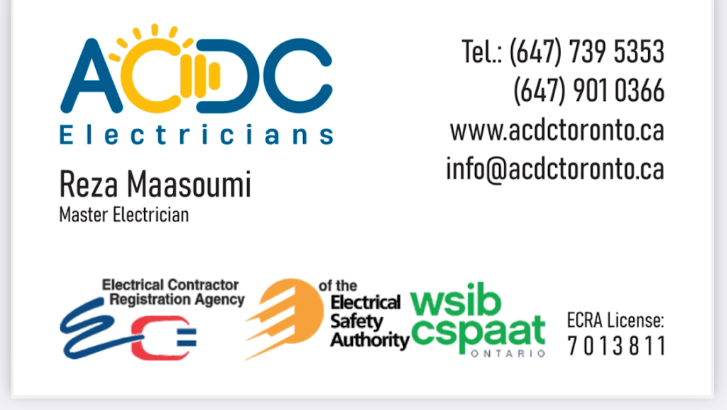 AC DC Electricians | 85 Little Ct, Newmarket, ON L3Y 6S4, Canada | Phone: (647) 739-5353