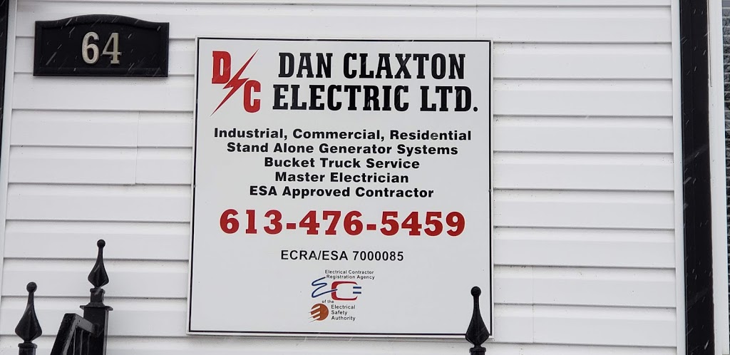 Dan Claxton Electric Ltd | 64 Picton Main St, Picton, ON K0K, Canada | Phone: (613) 476-5459